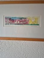 Ets van Anne Miek Bibbe genaamd zon en maan., Antiek en Kunst, Kunst | Etsen en Gravures, Ophalen of Verzenden