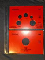 Een blad - 1987 - 1988, Postzegels en Munten, Munten en Bankbiljetten | Toebehoren, Ophalen of Verzenden, Verzamelmap