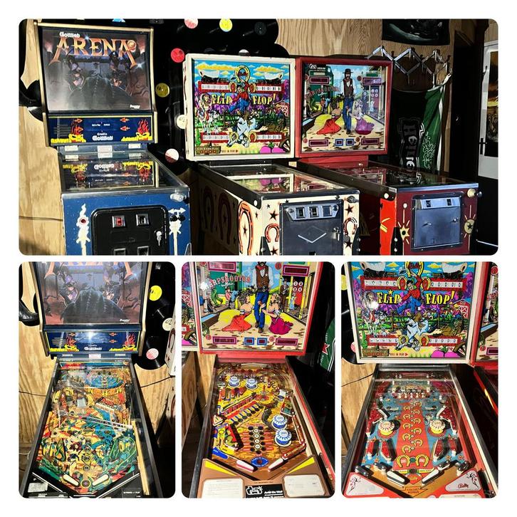 3 Flipperkasten: Sharpshooter, Bally Flip Flop, Gottlieb Are, Verzamelen, Automaten | Flipperkasten, Gebruikt, Mechanisch, Flipperkast