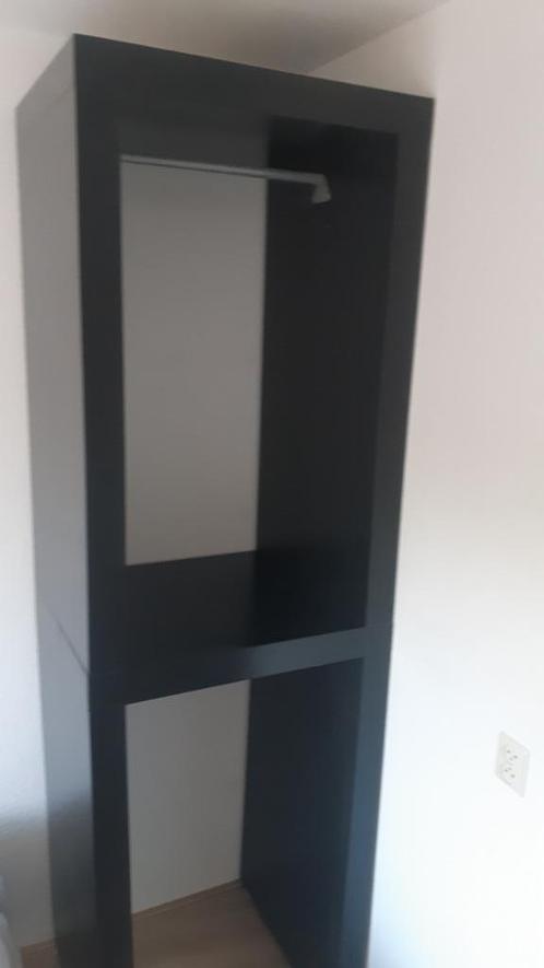 Ikea KODAL inloop kast Zwart 2,30 x 1,11 x 0,60 m., Huis en Inrichting, Kasten | Kledingkasten, Zo goed als nieuw, 150 tot 200 cm