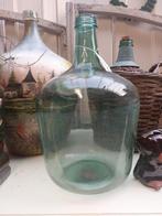 Oude glazen gistfles, Antiek en Kunst, Ophalen of Verzenden