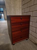 Ladekastje op wieltjes - 4 laden, Huis en Inrichting, Ophalen, Vintage, Zo goed als nieuw, 3 of 4 laden