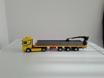 Daf 95 xf Berg Transport met trailer kraan en lading . beschikbaar voor biedingen