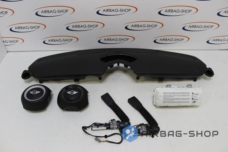 Mini cooper R55 R56 R57 Airbagset 3 spaaks sportstuur airbag, Auto-onderdelen, Dashboard en Schakelaars, Mini, Gebruikt, Ophalen of Verzenden