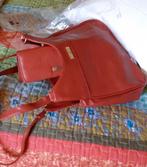 Mooie rode schoudertas met portemonee en horloge, Nieuw, Ophalen of Verzenden, Rood