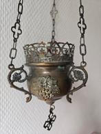 Antiek Godslampje/wierookvat/wierookbrander Druiventros, Antiek en Kunst, Ophalen of Verzenden, Koper of Brons