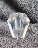 Kristallen kandelaar in diamant vorm., Ophalen of Verzenden, Zo goed als nieuw, Overige materialen, Minder dan 25 cm