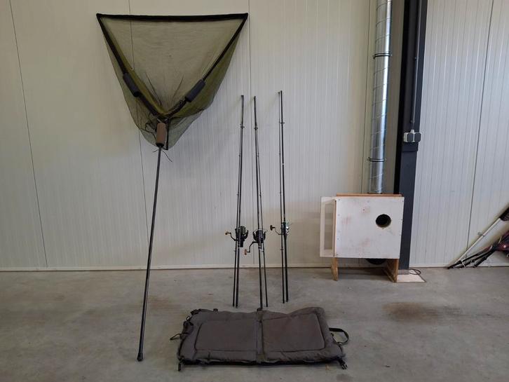 Karpervis set. Losse verkoop mag ook!, Watersport en Boten, Hengelsport | Karpervissen, Gebruikt, Complete set, Ophalen