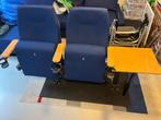 Bioscoopstoelen, Huis en Inrichting, Ophalen, Gebruikt, Twee, Metaal