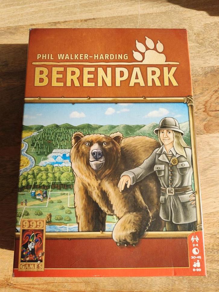 Berenpark spel - Bouw je eigen berenpark!, Hobby en Vrije tijd, Gezelschapsspellen | Bordspellen, Zo goed als nieuw, Een of twee spelers