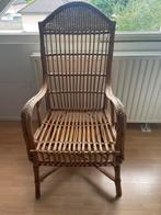 Rotan stoel, Huis en Inrichting, Ophalen, Bruin, Eén
