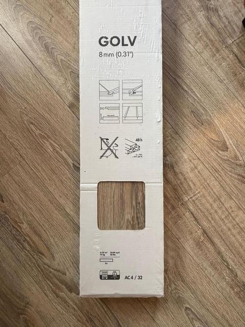 Laminaat vloer licht hout, Huis en Inrichting, Stoffering | Vloerbedekking, Gebruikt, Laminaat, Beige, Bruin, 75 m² of meer, Ophalen