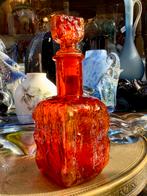 Empoli bark geniebottle,knal rood oranje, Ophalen of Verzenden