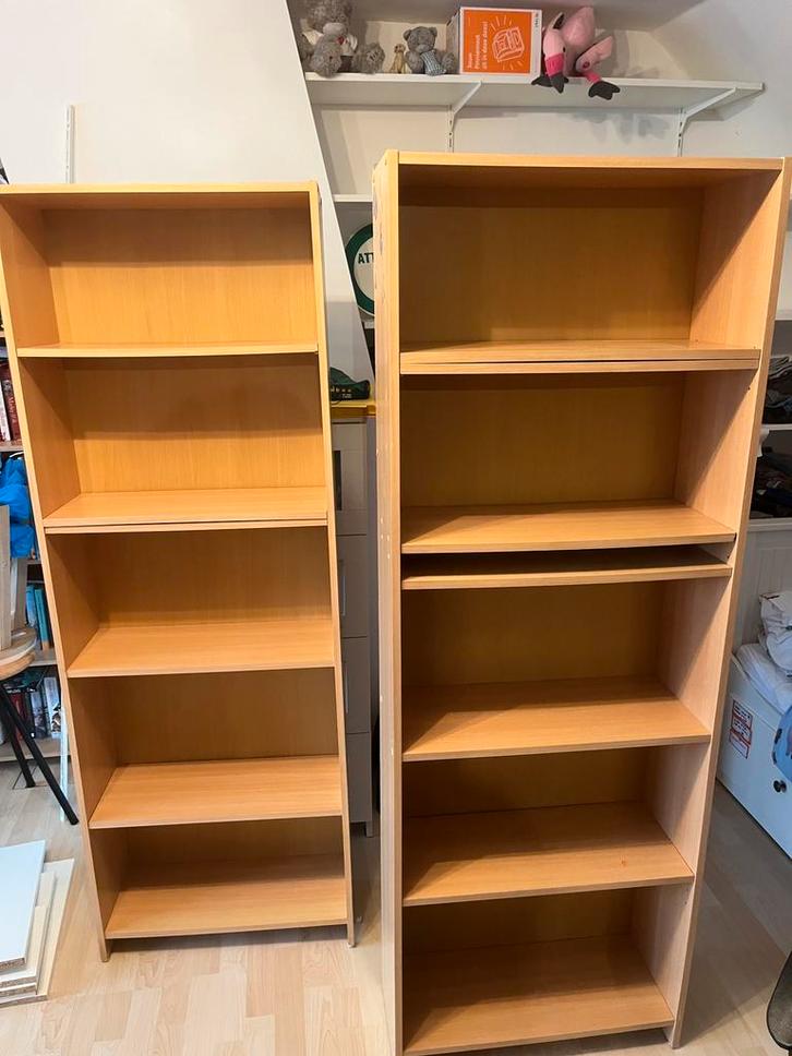 2x IKEA BILLY boekenkast, Huis en Inrichting, Kasten | Boekenkasten, Gebruikt, 50 tot 100 cm, 150 tot 200 cm, 25 tot 50 cm, Met plank(en)