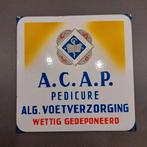 Emaille reclamebord, Ophalen of Verzenden, Gebruikt, Reclamebord