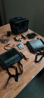 Salora draagbare dvd speler - auto - 2 schermen, Ophalen of Verzenden, Overige merken, Draagbaar