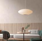 Design hanglamp rond – Ø50 cm – wit – moderne plafondlamp, Ophalen of Verzenden, Nieuw, Kunststof, Minder dan 50 cm