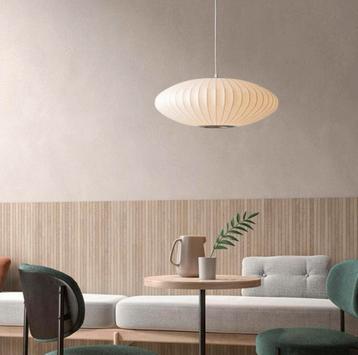 Design hanglamp rond – Ø50 cm – wit – moderne plafondlamp beschikbaar voor biedingen
