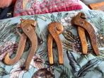 Vintage Houten Notenkrakers - Set van 3, Antiek en Kunst, Antiek | Gereedschap en Instrumenten, Ophalen of Verzenden