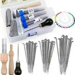 Complete beginnersset voor vilten poppetjes maken hobbyset, Hobby en Vrije tijd, Vilt, Ophalen of Verzenden, Nieuw, Los Vilt