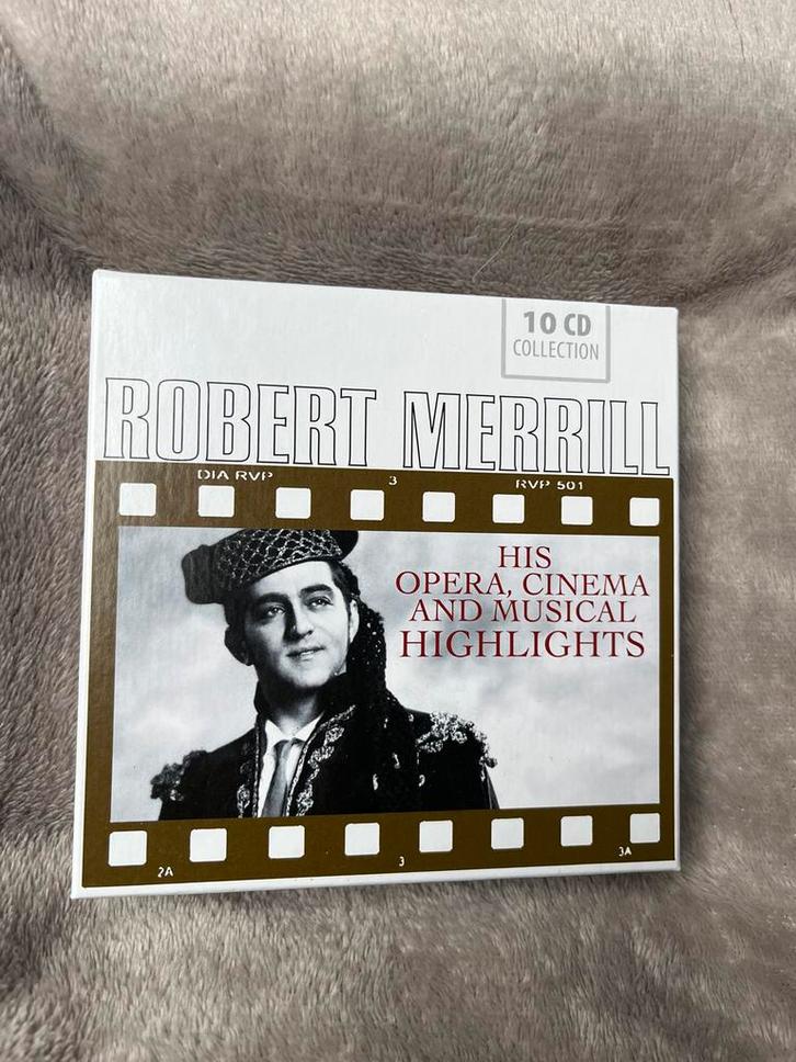 Robert Merrill - Opera, Cinema & Musical Highlights (10 CD), Cd's en Dvd's, Cd's | Klassiek, Zo goed als nieuw, Opera of Operette