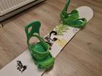BURTON SHAUN WHITE SNOWBOARD 157 WIDE +  CARTEL BINDINGEN L, Ophalen of Verzenden, Gebruikt, Board