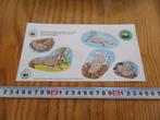 sticker set WNF Wereld Natuur Fonds  BEVERS, Ophalen, Zo goed als nieuw, Sticker