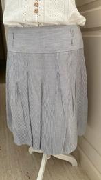 Rok Ballonrok Blauw Wit gestreept Maat 42 Promiss, Ophalen, Promiss, Blauw, Maat 42/44 (L)