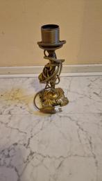 Vintage koperen standaard lamp, Ophalen of Verzenden