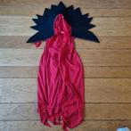 Rode cape met zwarte kraag Halloween  + carnaval  128-152, Kinderen en Baby's, Carnavalskleding en Verkleedspullen, Ophalen of Verzenden