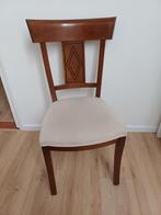 Vintage teak hout eetkamer stoelen 4 stuks, Huis en Inrichting, Stoelen, Ophalen, Zo goed als nieuw