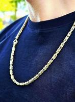 AFGEPRIJSD💥💥 Gouden Koningsketting 14k 585 4.8mm 65cm lang, Sieraden, Tassen en Uiterlijk, Nieuw, Ophalen of Verzenden, Nvt