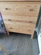 Houten ladekast (onbewerkt), Ophalen, Gebruikt, 50 tot 100 cm, 3 of 4 laden