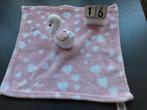 Primark baby zwaan knuffeldoek roze witte hartjes 09/18, Kinderen en Baby's, Speelgoed | Knuffels en Pluche, Ophalen, Zo goed als nieuw