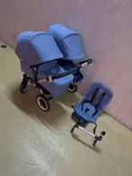 Bugaboo donkey duo blauw, Gebruikt, Verstelbare duwstang, Bugaboo, Ophalen of Verzenden