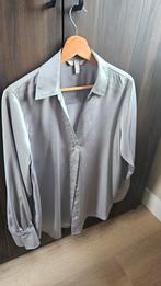 Blouse lange mouw - H&M - maat M, Maat 38/40 (M), H&M, Ophalen of Verzenden, Grijs