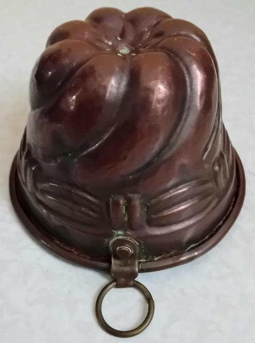 Antieke rood koperen cake/taartvorm tulband, Huis en Inrichting, Keuken | Keukenbenodigdheden, Gebruikt, Ophalen of Verzenden