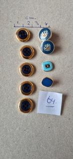 Blauwe knopen, Ophalen of Verzenden, Gebruikt, Knoop of Knopen