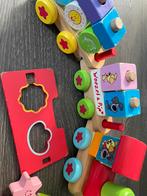 Woezel en Pip, houten trein, vormendoos, Ophalen of Verzenden, Gebruikt