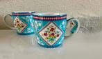 Pip Mokken - 2 Blauw, 1 Roze, Ophalen of Verzenden, Zo goed als nieuw, Overige stijlen, Kop(pen) en/of Schotel(s)