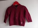 Bordeaux gebreid vestje van zara | maat 80, Ophalen of Verzenden, Zara, Jongetje, Truitje of Vestje
