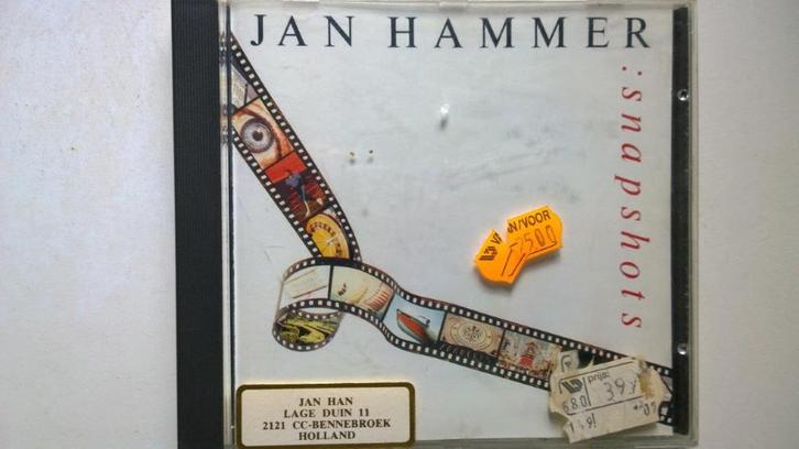 Jan Hammer - Snapshots, Cd's en Dvd's, Cd's | Pop, Zo goed als nieuw, 1980 tot 2000, Ophalen of Verzenden