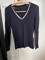 Armani Jeans Dames longsleeve Top size S - navy color, Armani Jeans, Zwart, Ophalen of Verzenden, Zo goed als nieuw