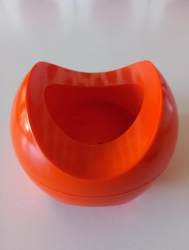 Oranje vintage Morfi asbak, Verzamelen, Retro, Huis en Inrichting, Ophalen of Verzenden