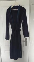 Heren badjas maat L blauw velours, Ophalen of Verzenden, Gedragen, Maat 52/54 (L), Onbekend