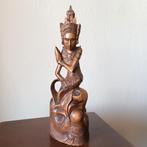 Bali, Indonesië, houten beeld, Godin en Demon, jaren '40, Ophalen of Verzenden