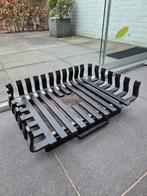 smeedijzeren haardrooster met asla, Huis en Inrichting, Haarden, Ophalen, Gebruikt, Inzethaard, Houthaard