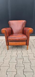 Schapenleren fauteuil, Huis en Inrichting, Fauteuils, Ophalen, ., Zo goed als nieuw, .