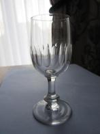 Mooi antiek portoglas - getrokken kelk - handgeslepen fries, Antiek en Kunst, Antiek | Glas en Kristal, Verzenden