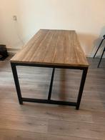 Mooie teak tafel behandeld met blanke lak 180x90cm, Huis en Inrichting, Tafels | Eettafels, Ophalen, Teakhout, 50 tot 100 cm, Vijf personen of meer